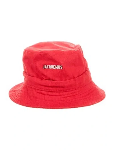 Pre-owned Jacquemus Bucket Hat In Red