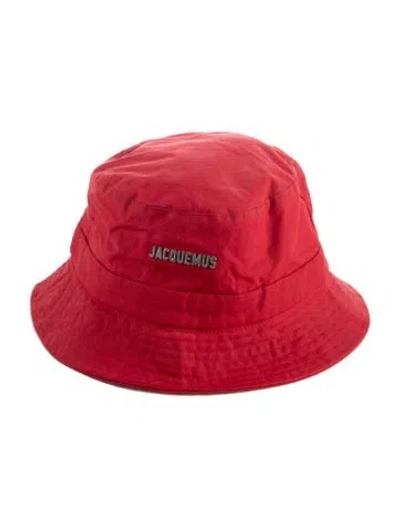 Pre-owned Jacquemus Bucket Hat In Red