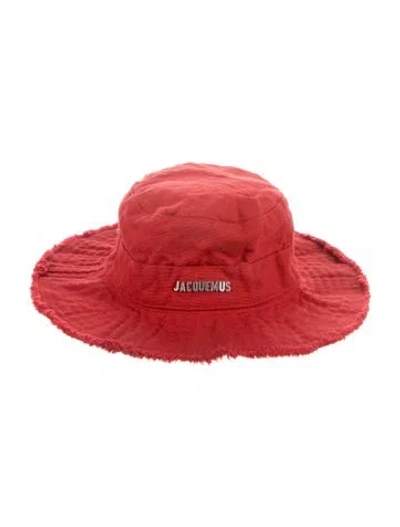 Pre-owned Jacquemus Bucket Hat In Red