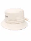 Jacquemus Bucket Hat In White