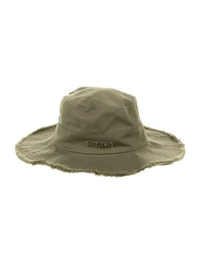 Pre-owned Jacquemus Bucket Hat  W/tags In Green