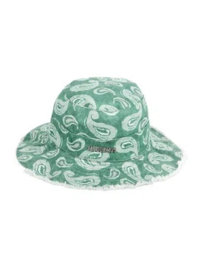 Pre-owned Jacquemus Bucket Hat W/tags In Green