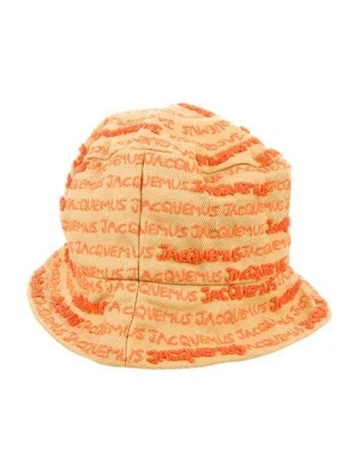 Pre-owned Jacquemus Bucket Hat W/tags In Neutrals