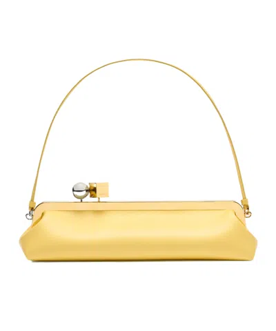 Jacquemus Buckle Shoulder Bag In Yellow