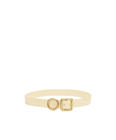 Jacquemus Buckled Belt In Nude