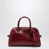 Jacquemus Burgundy Leather Turismo Small Bag In Burgundy