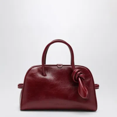 Jacquemus Burgundy Leather Turismo Small Bag