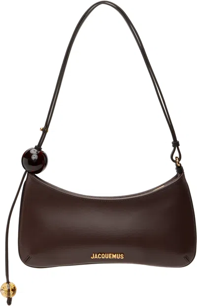 JACQUEMUS BURGUNDY LES CLASSIQUES 'THE BISOU PERLE' BAG