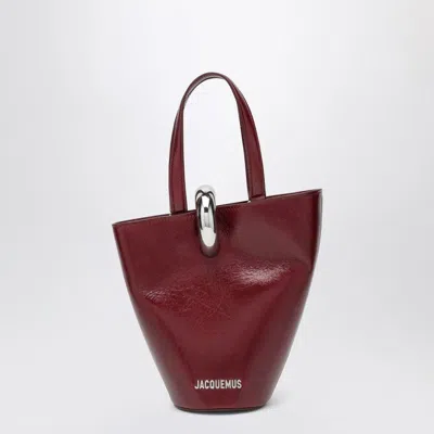 Jacquemus Burgundy The Small Bambola Bag