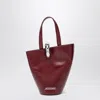 Jacquemus Burgundy The Small Bambola Bag In Burgundy