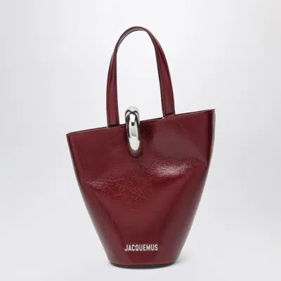 Jacquemus Burgundy The Small Bambola Bag Women In Red