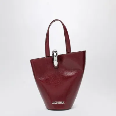Jacquemus Burgundy The Small Bambola Bag Women In Red