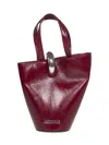 Jacquemus Le Petit Bambola Bag Handbags Bordeaux In Red