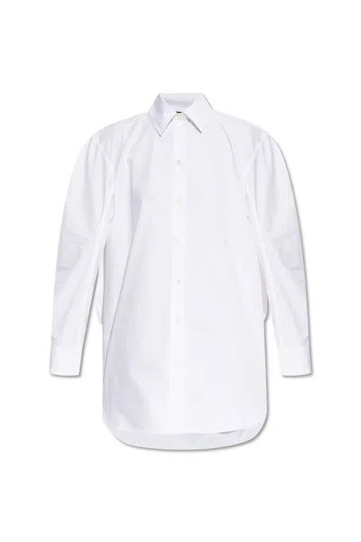 Jacquemus Button-down Shirt Dress In White