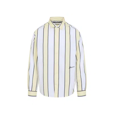 JACQUEMUS JACQUEMUS BUTTON-DOWN STRIPED CASUAL SHIRT
