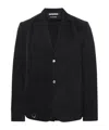 Jacquemus Button-up Blazer In Black