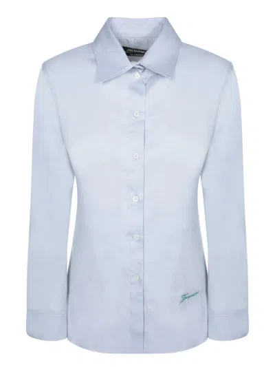 Jacquemus The Open-back Suit Shirt In Grey