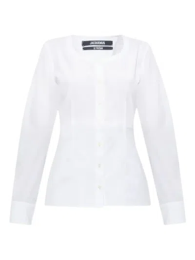 Jacquemus Buttoned Blouse In White