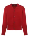 Jacquemus Le Cardigan Doppio Wool Blend Cardigan In Red