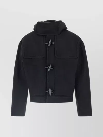 JACQUEMUS CABANA DUFFLE COAT WITH HOOD AND LONG SLEEVES