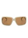 Jacquemus Cabana Sunglasses In 中性色