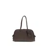 Jacquemus Brown Calf Leather Bos Taurus Handbag In Brown