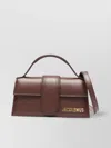 Jacquemus Calf Leather Shoulder Bag With Detachable Strap