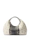 Jacquemus Calino Snakeskin-print Tote Bag In Neutral