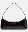 Jacquemus Le Calisson Crocodile-effect Leather Shoulder Bag In Brown