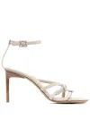 Jacquemus Neutral Camargue 100 Leather Sandals In Neutrals