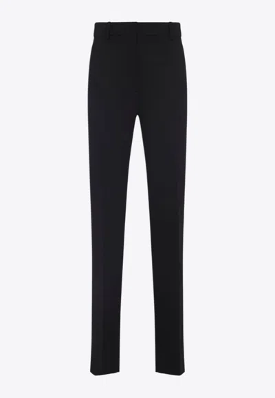 JACQUEMUS CAMARGUE WOOL HIGH-RISE PANTS