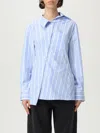 Jacquemus Tailored Striped Shirt With Design And Signature Detailing