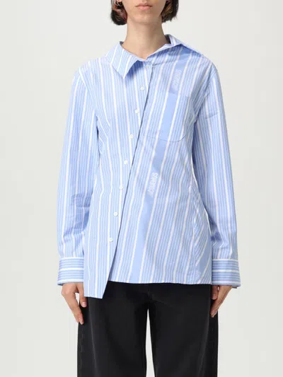 JACQUEMUS SHIRT JACQUEMUS WOMAN COLOR BLUE,G48283009