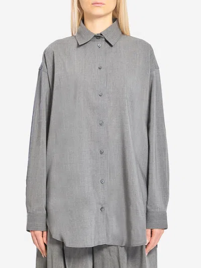 Jacquemus Camicia Le Chemise Dhomme In Gray