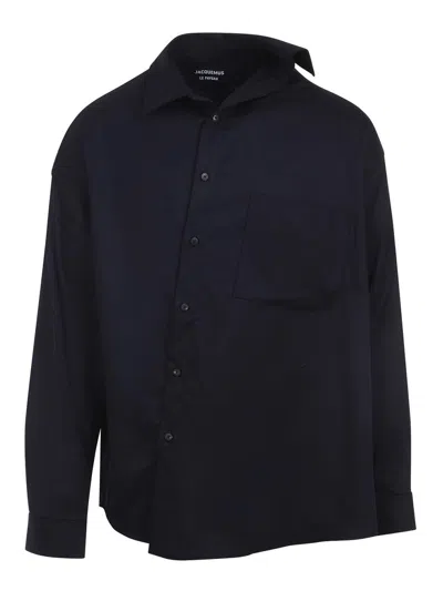JACQUEMUS CAMISA - AZUL OSCURO