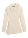 Jacquemus La Chemise Pablo Shirt In Nude & Neutrals