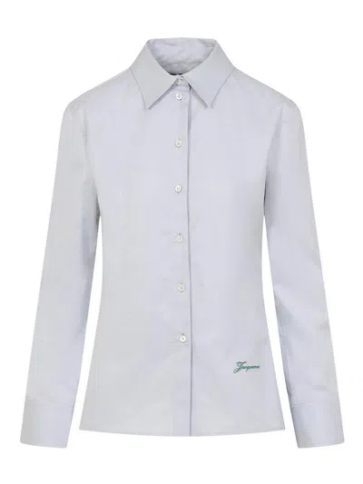 JACQUEMUS CAMISA - GRIS CLARO