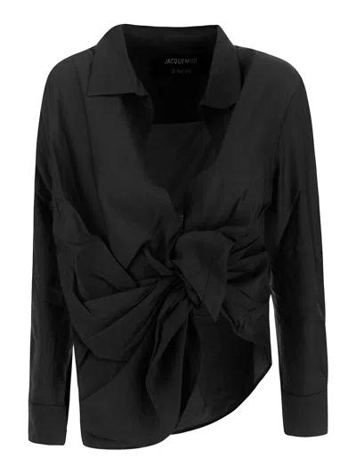 Jacquemus Shirt In Negro