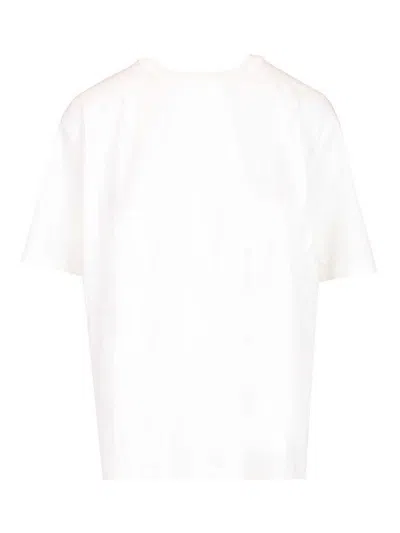 Jacquemus Cotton And Silk T-shirt In White