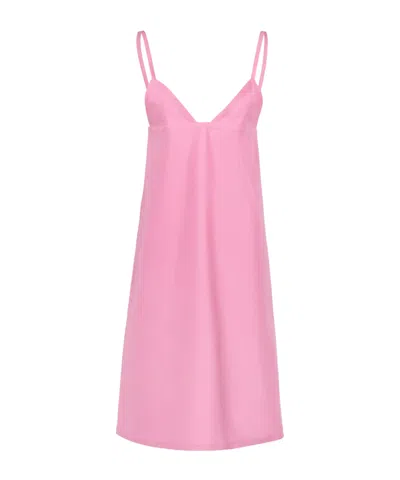 JACQUEMUS JACQUEMUS CAMISON V-NECK DRESS