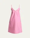Jacquemus Slip Dress Featuring Dart Detailing In Pink