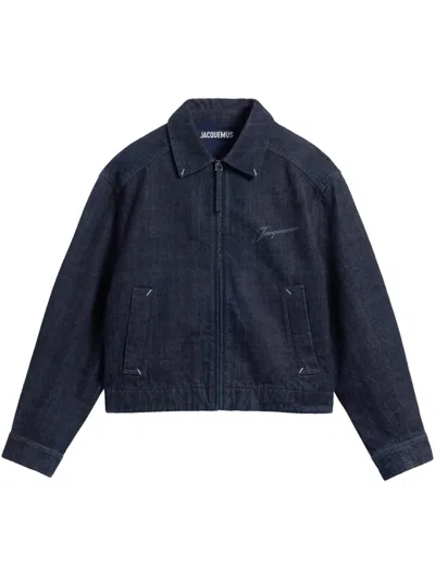 Jacquemus Canevas-de-nîmes Jacket In 蓝色