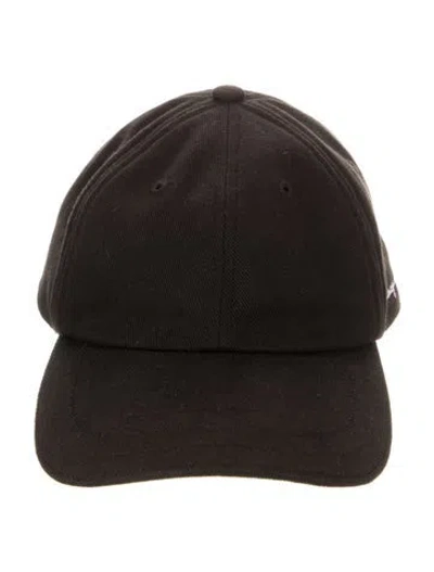 Pre-owned Jacquemus Canvas  Baseball Cap In Black