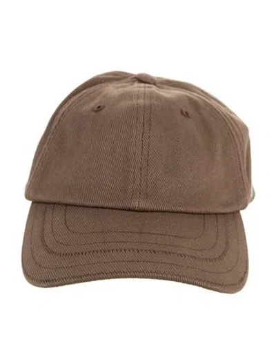 Pre-owned Jacquemus Canvas Baseball Cap In Brown