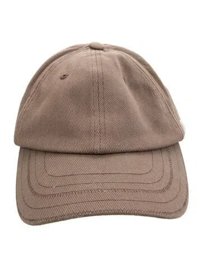 Pre-owned Jacquemus Canvas Baseball Cap In Brown