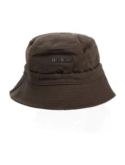 Pre-owned Jacquemus Canvas Bucket Hat In Brown
