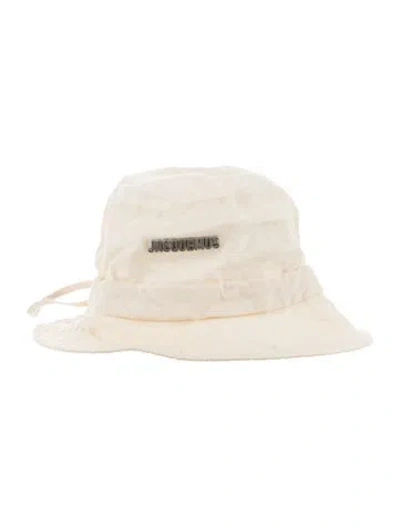 Pre-owned Jacquemus Canvas Bucket Hat In Neutral