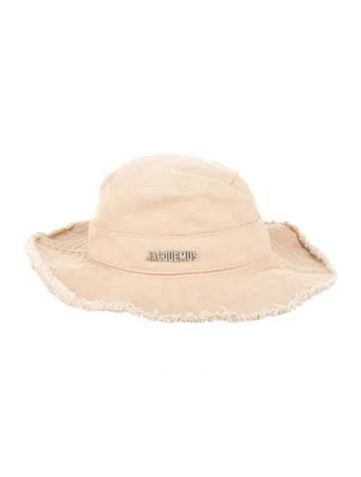 Pre-owned Jacquemus Canvas Bucket Hat In Neutral