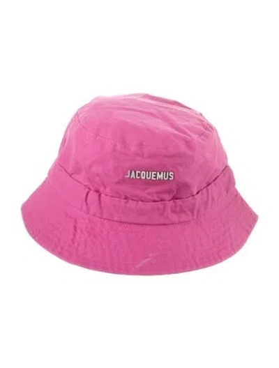 Pre-owned Jacquemus Canvas Bucket Hat In Pink