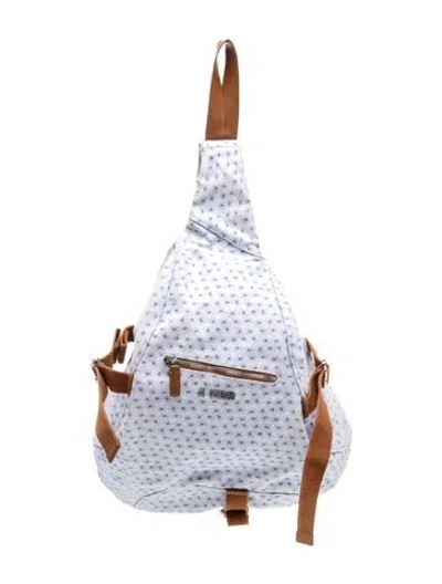 Pre-owned Jacquemus Canvas Crossbody Bag In Blue